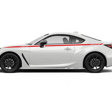 Adesivi grafici strisce da corsa per fiancate delle porte Toyota GR86
 3