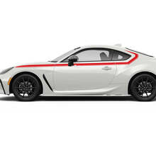 Accenti Laterali Porte Strisce Racing Grafiche Decalcomanie Adesivi 2 Per Toyota GR86 3