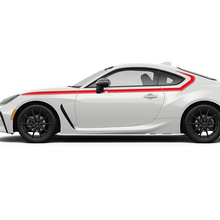 Toyota GR86 Porte Accenti laterali Strisce da corsa Grafica Decalcomanie Adesivi 2
 3