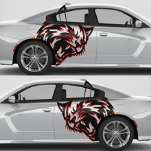 Set di Adesivi Laterali in Vinile Stile Wildcat per Dodge Challenger o Charger_3