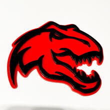 Dinosaur T -Rex TRX BADGE 3D - EMBLEGGI DAILGATE GRIGLIE FENDER CHIUST
 4