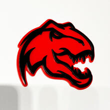 Dinosaur T -Rex TRX BADGE 3D - EMBLEGGI DAILGATE GRIGLIE FENDER CHIUST
 5