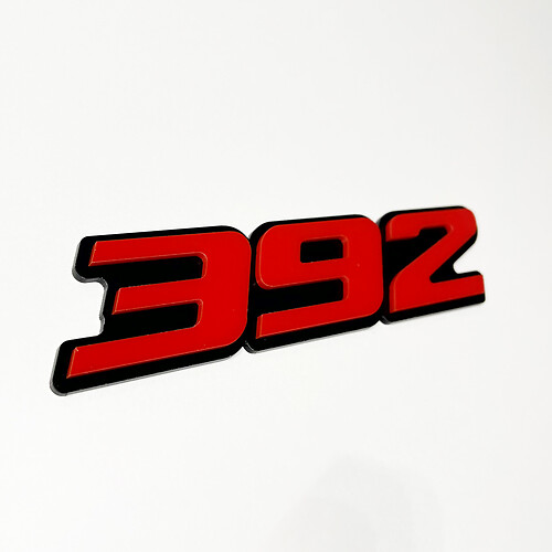 392 Distintivo 3D Hemi - Emblema personalizzato dei distintivi del portellone posteriore della griglia del parafango

