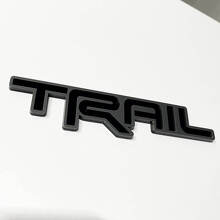 Distintivo parafango posteriore TRAIL 3D 2 pezzi per Toyota TRD 3