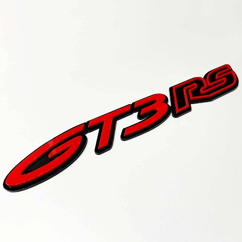 Distintivo Emblema 3D Stile GT3 RS per Porsche GT3 RS