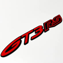 Stemma GT3 RS 3D – Emblema personalizzato per stemmi sulla griglia anteriore del portellone posteriore per Porsche GT3
 4