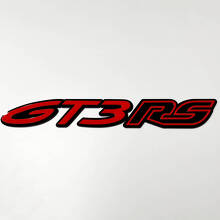 Distintivo 3D GT3 RS – Distintivi Personalizzati per Paraurti, Portellone e Griglia Anteriore per Porsche GT3 RS 5