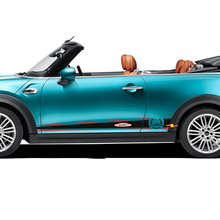 Decalcomania a strisce a scacchi Mini Cooper S e adesivo grafico
 2