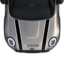 Adesivo Vinilico Strisce John Cooper Works Cofano e Laterale per MINI Cooper_2