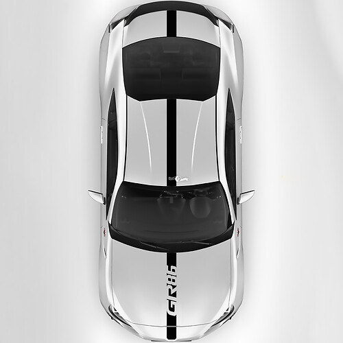 Toyota GR86 cofano tetto tronco Racing strisce grafiche decalcomanie adesivi
