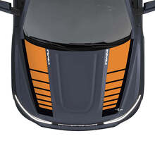 Adesivi in Vinile Strisce Cofano Grafiche per Dodge Ram 1500 REV 2