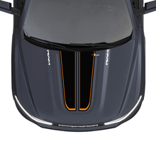 Cofano Dual Stripes per Dodge RAM 1500 REV Vinile Decalcomanie Adesivi Grafica
 2