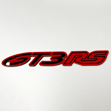 Distintivo 3D GT3 RS – Emblema personalizzato dei distintivi della griglia anteriore del portellone posteriore del parafango per Porsche GT3 RS
 3