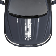 Hood Central Modern Stripes per Dodge RAM 1500 REV Vinile Decalcomanie Adesivi Grafica
 2