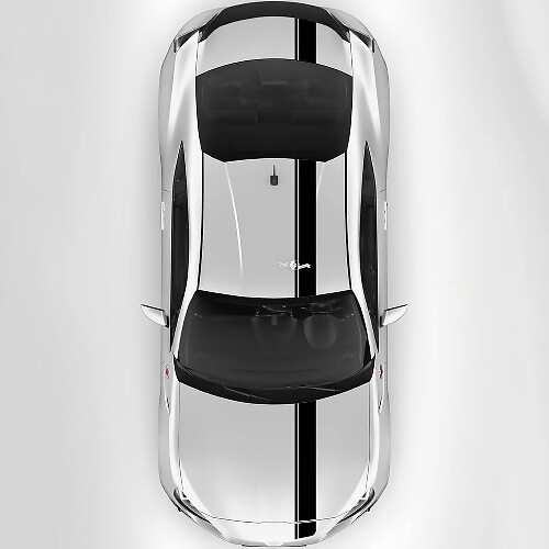 Toyota GR86 cofano tetto tronco Racing strisce grafiche decalcomanie adesivi 2
