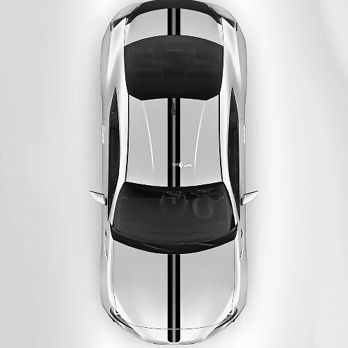 Strisce da corsa per cofano, tetto, baule Adesivi grafici 2 per Toyota GR86