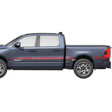 Strisce laterali in vinile Decalcomanie Adesivi Grafica Dodge RAM 1500 REV 2
 2