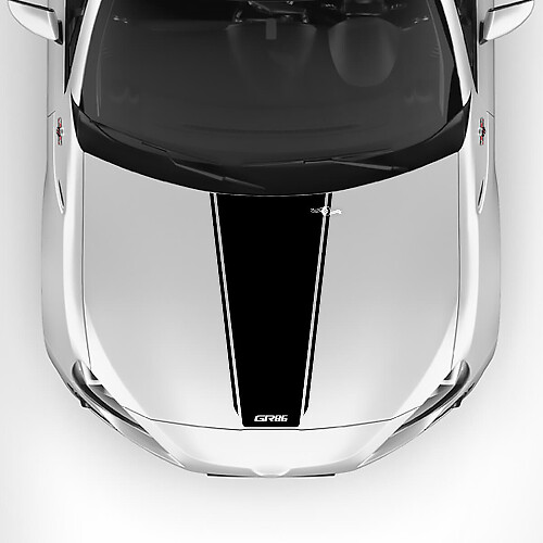 Toyota GR86 Hood Racing Stripes Grafica Decalcomanie Adesivi 3
