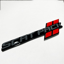 Pacchetto scat scatpack hash fender tailgate griglie anteriore emblema del badge 3d
 5