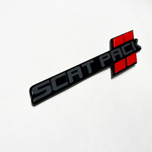 Pacchetto scat scatpack hash fender tailgate griglie anteriore emblema del badge 3d
 8