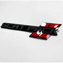 Pacchetto scat scatpack hash fender tailgate griglie anteriore emblema del badge 3d
 9