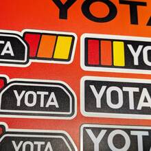 Yota Heritage Retro Vintage Old Style Pacchetto adesivi Decalcomanie grafiche per Toyota
 2