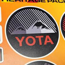 Yota Heritage Retro Vintage Old Style Pacchetto adesivi Decalcomanie grafiche per Toyota
 3