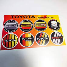 Pacchetto adesivi decalcomanie Toyota Heritage Retro Vintage Old Style 2
 4