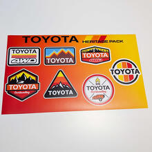 Toyota Mountains Heritage Retro Vintage Old Style Pacchetto adesivi decalcomanie grafiche
 2