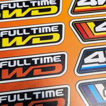 Pacchetto adesivi 4WD Heritage Retro Vintage Old Style Decalcomanie grafiche per camion Toyota
 2