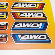 Pacchetto adesivi 4WD Heritage Retro Vintage Old Style Decalcomanie grafiche per camion Toyota
 3