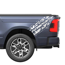 Strisce laterali del letto Decalcomanie in vinile Adesivi Grafica Dodge RAM 1500 REV
 2
