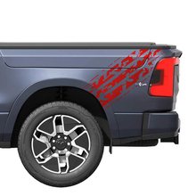 Strisce laterali del letto Decalcomanie in vinile Adesivi Grafica Dodge RAM 1500 REV
 3