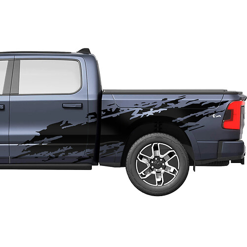Splash porte laterali camion decalcomanie in vinile adesivi grafica per Dodge RAM 1500 REV
