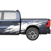 Splash porte laterali camion decalcomanie in vinile adesivi grafica per Dodge RAM 1500 REV
 2