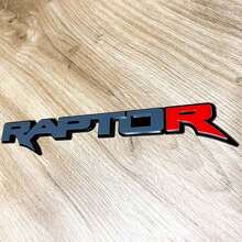 Emblema Paraurti Rosso Power Truck R 3D per Parafango e Portellone_5