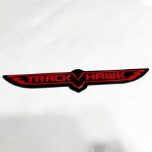 Distintivo 3D Trackhawk - Emblema parafango personalizzato per Jeep Trackhawk Giallo vs Grigio
 6