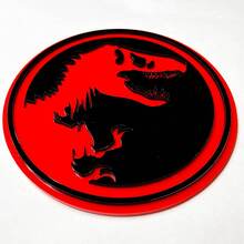 Distintivo 3D ispirato al T-Rex giurassico per parafango, portellone o calandra_4