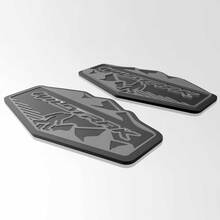 Bronco Wildtrak Bigfoot Yeti Sasquatch Distintivi per parafango Distintivo 3D per emblema del portellone posteriore
 2