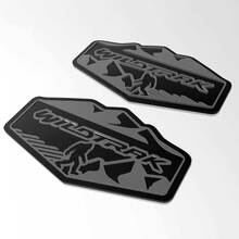 Bronco Wildtrak Bigfoot Yeti Sasquatch Distintivi per parafango Distintivo 3D per emblema del portellone posteriore
 3