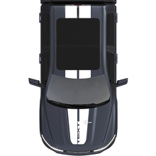 Kit di Adesivi in Vinile con Strisce Personalizzate Doppie per Cofano e Tetto per Dodge Ram 1500 REV_2