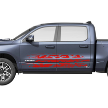 Splash Distressed porte laterali camion decalcomanie in vinile adesivi grafica per Dodge RAM 1500 REV
 3