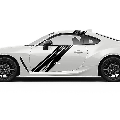 Adesivi per decalcomanie grafiche a strisce laterali per porte per Toyota JR86 Supra
