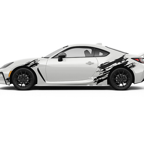 Adesivi per decalcomanie grafiche Splash laterali per porte per Toyota JR86 Supra

