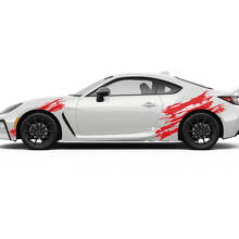 Adesivi per decalcomanie grafiche Splash laterali per porte per Toyota JR86 Supra
 3