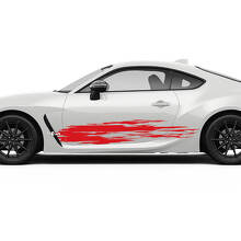Adesivi per decalcomanie grafiche Splash laterali per porte per Toyota JR86 Supra 2
 3