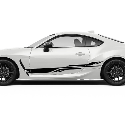 Adesivi per decalcomanie grafiche con strisce laterali per porte per Toyota JR86 Supra 3
