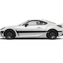 Adesivi per decalcomanie grafiche con strisce da corsa laterali per porte per Toyota JR86
 2