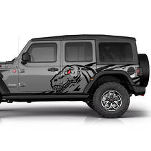 Kit grafico adesivo Jeep Gladiator Side Splash Dirt Vinile adesivo
 2