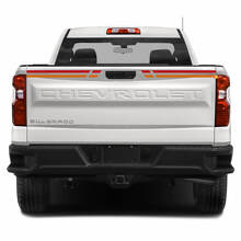 Kit di adesivi in vinile a strisce vintage per cofano laterale e portellone per Chevrolet Silverado_3